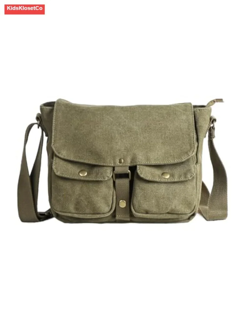 Canvas Messenger Bag Crossbody Shoulder Bag Vintage Satchel